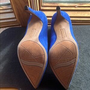 Christian Siriano Blue Heels Elegant Stiletto Design